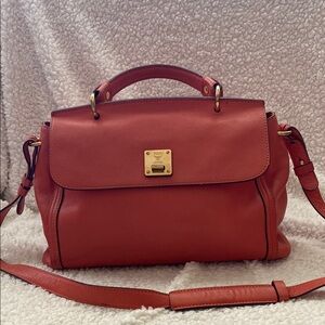 MCM Satchel 2way  Leather bag
